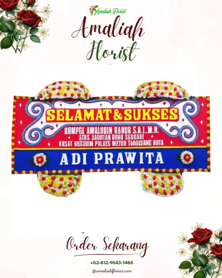 Papan Bunga Ucapan Selamat Loa